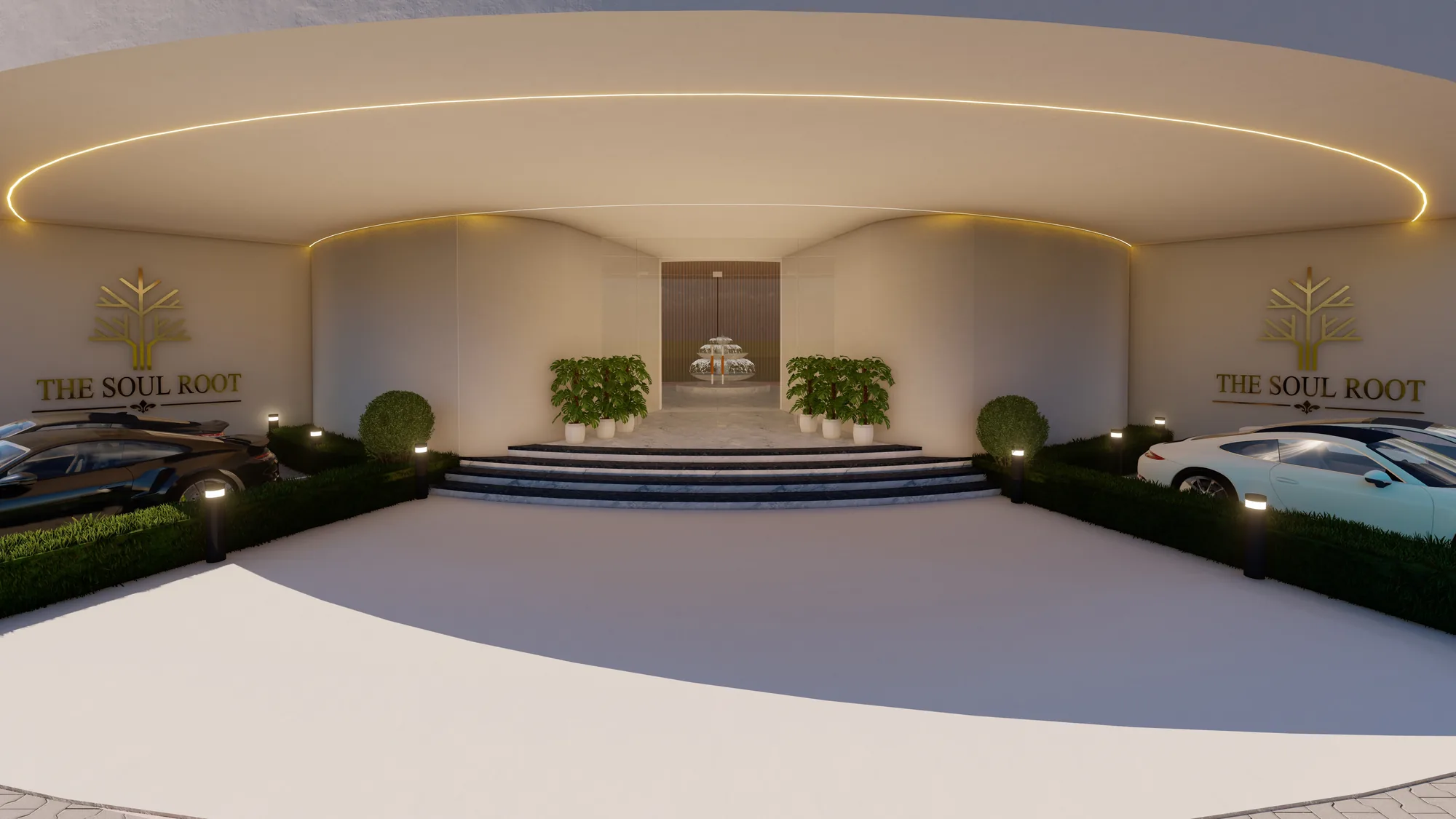 Clubhouse entrance